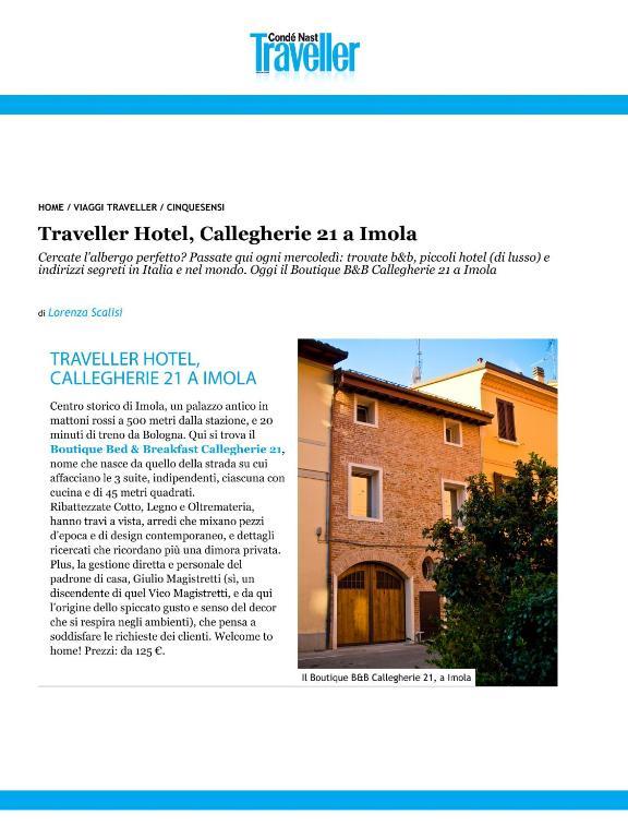 Callegherie 21 Boutique B&B Ίμολα Εξωτερικό φωτογραφία